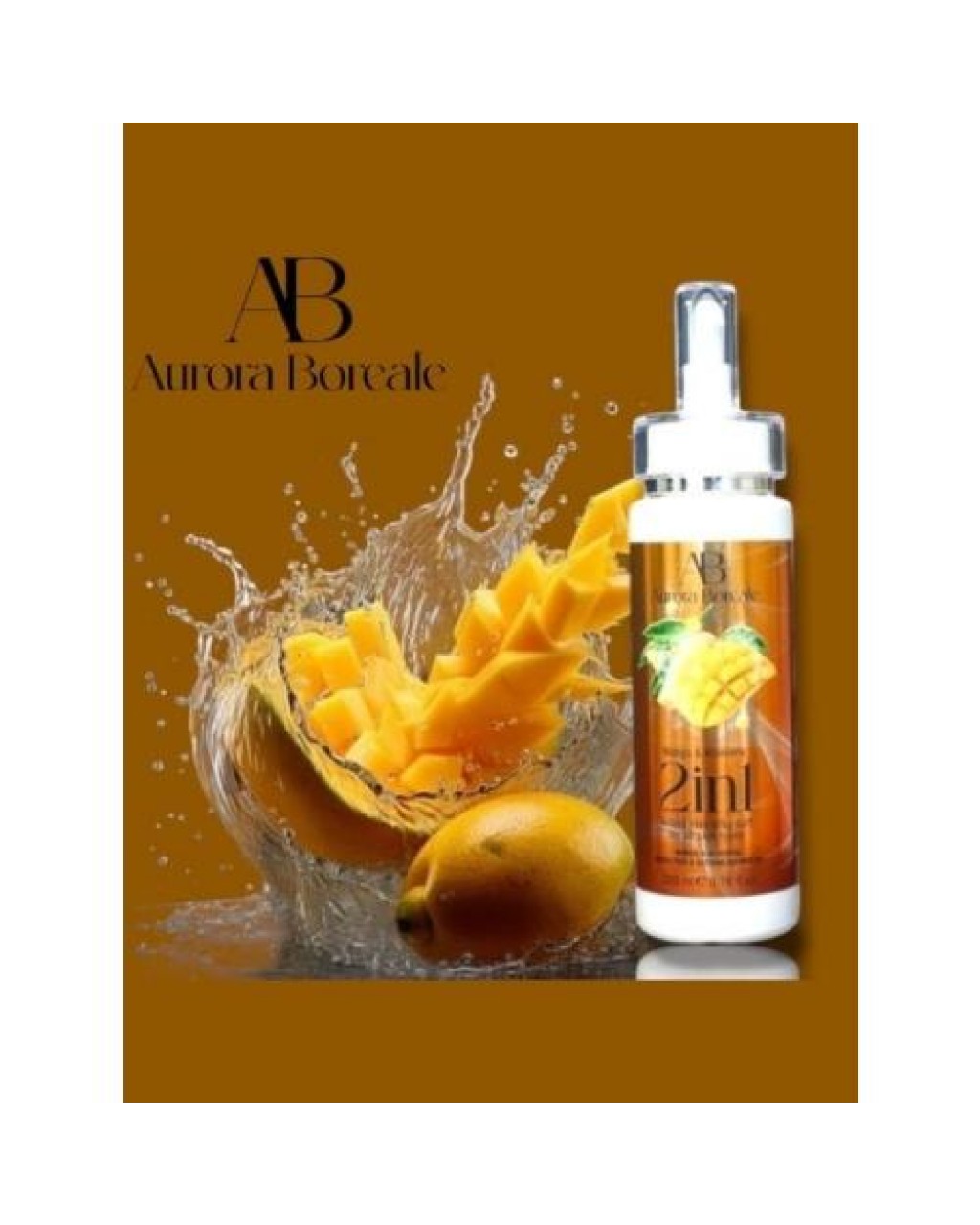 Aurora Boreale 2si1 Arada Mango Alovera Aromalı Masaj Yağı & Kayganlaştırıcı Jel 200 ML