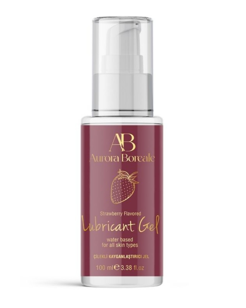 Aurora Boreale Çilek Aromalı Kayganlaştırıcı Jel 100 ML