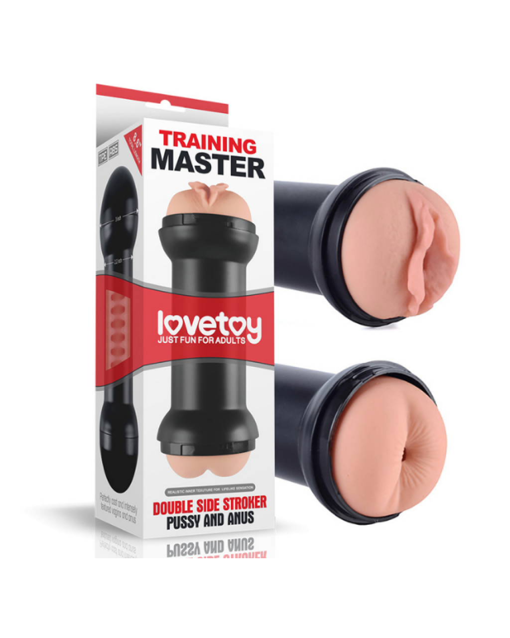 Censan Çift Girişli Training Master Double Side Stroker Pussy and Anus