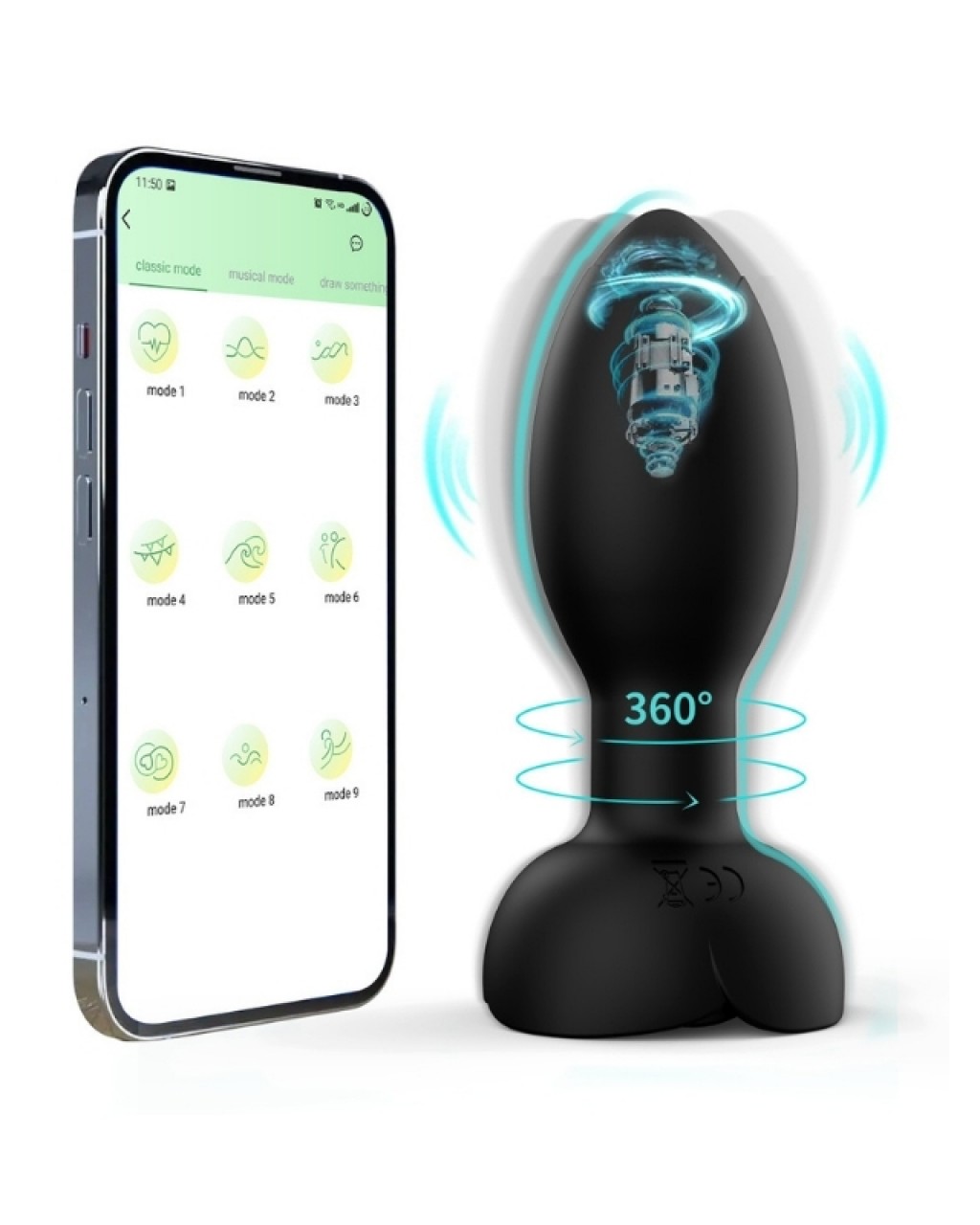 Censan Döner Telefon Kontrollü Titreşimli Vibratör