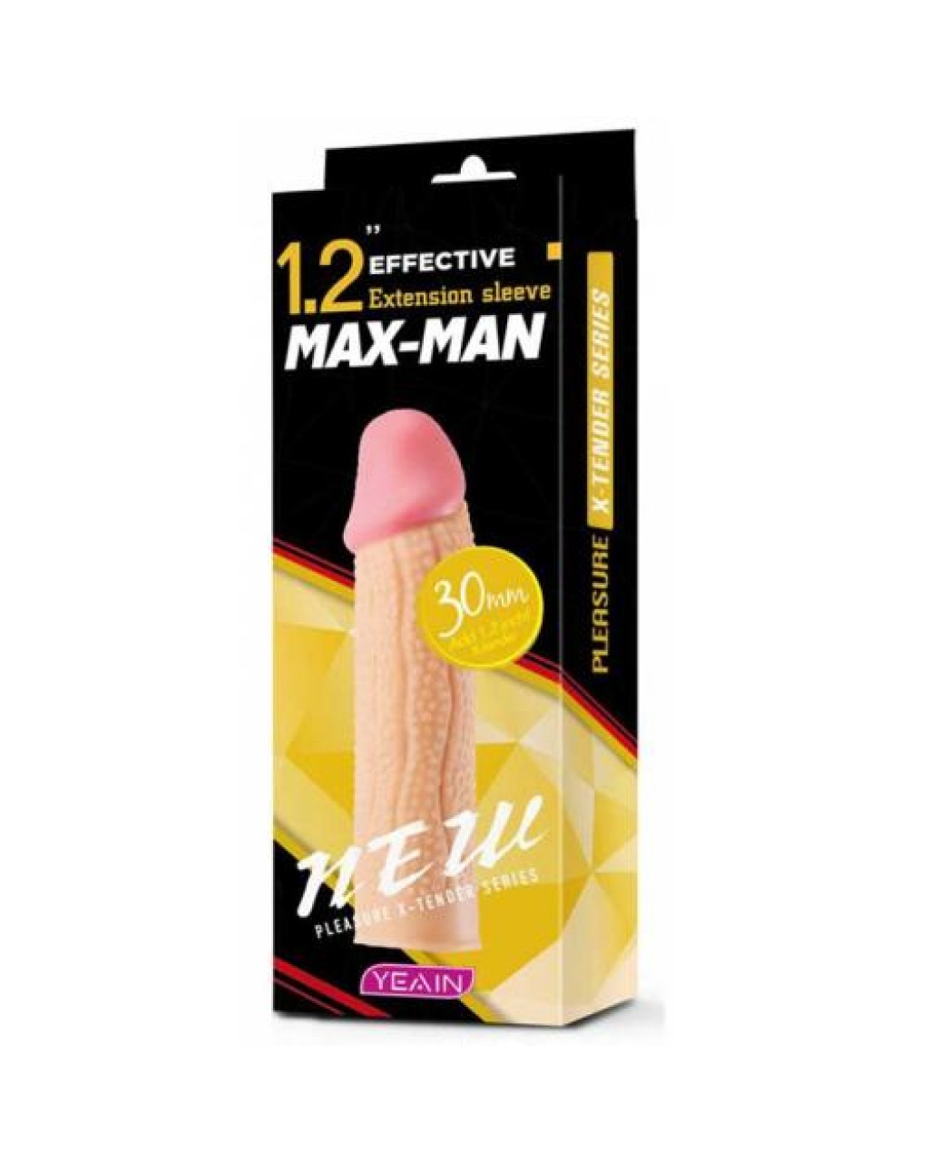 Max Man 30mm Dolgulu Penis Kılıfı