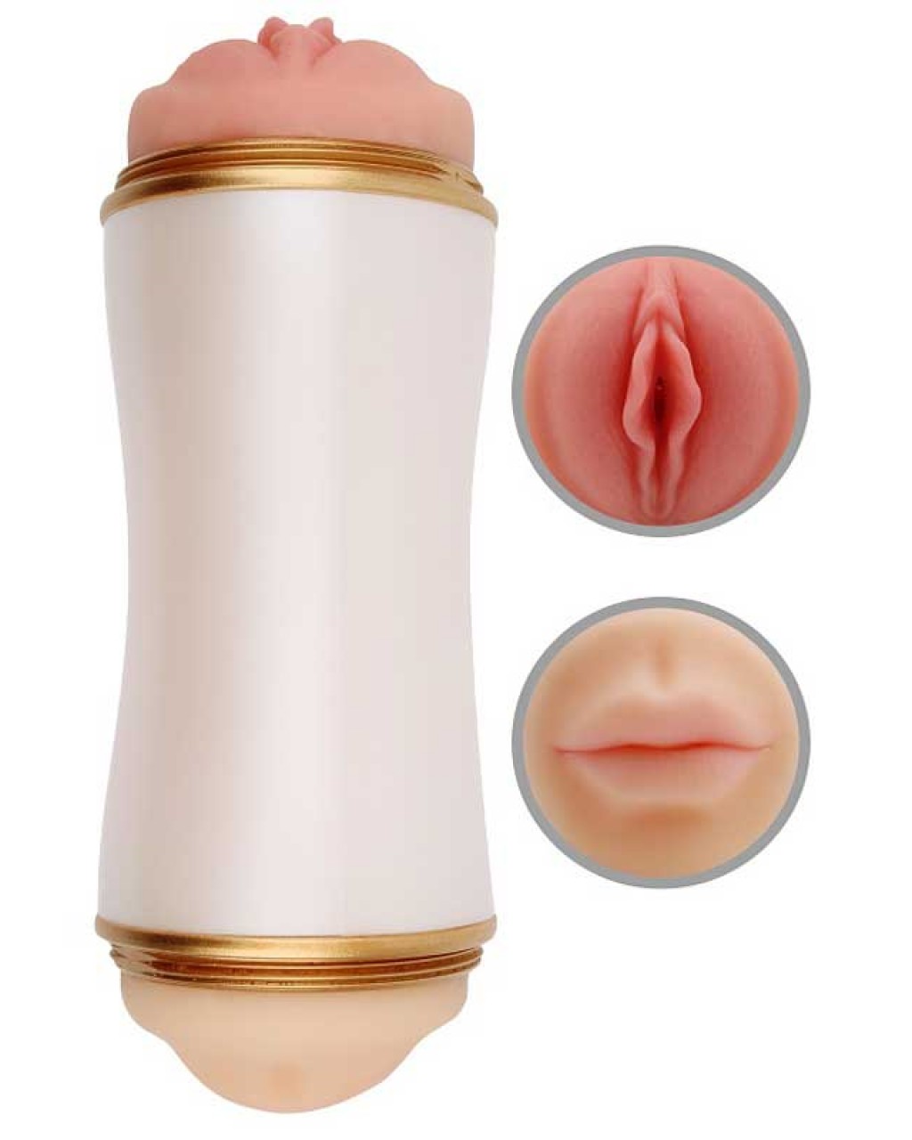 MX Sexual Stroker Çift Taraflı Vajinal ve Oral Mastürbatör
