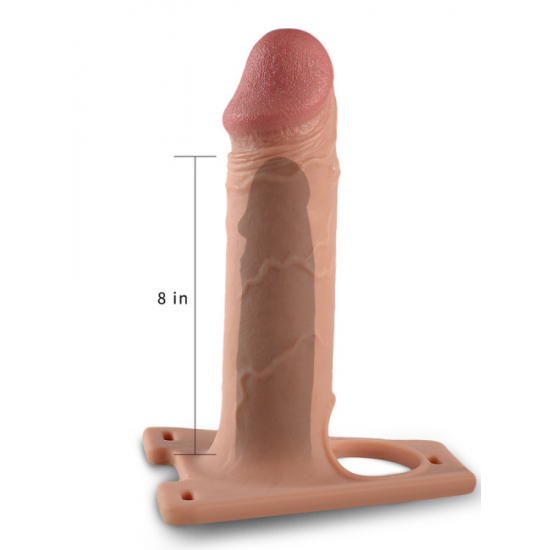 Censan Ingen Rodeo Hollow Big Strapon Set 8.5 inç