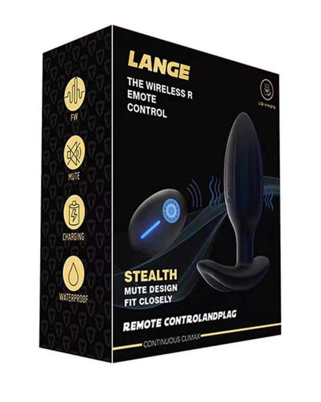 Titreşimli Uzaktan Kumandalı Anal Vajinal Plug