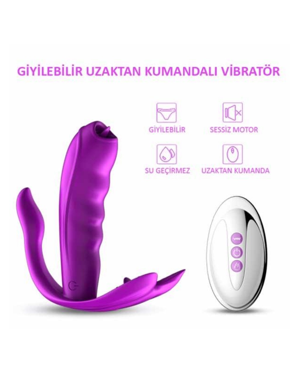 FoxShow Cute M5 Uzaktan Kumandalı İç Çamaşır Vibratörü