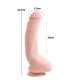 Carnal Pleasure 23.5cm Kıkırdaklı Gerçekçi Dildo