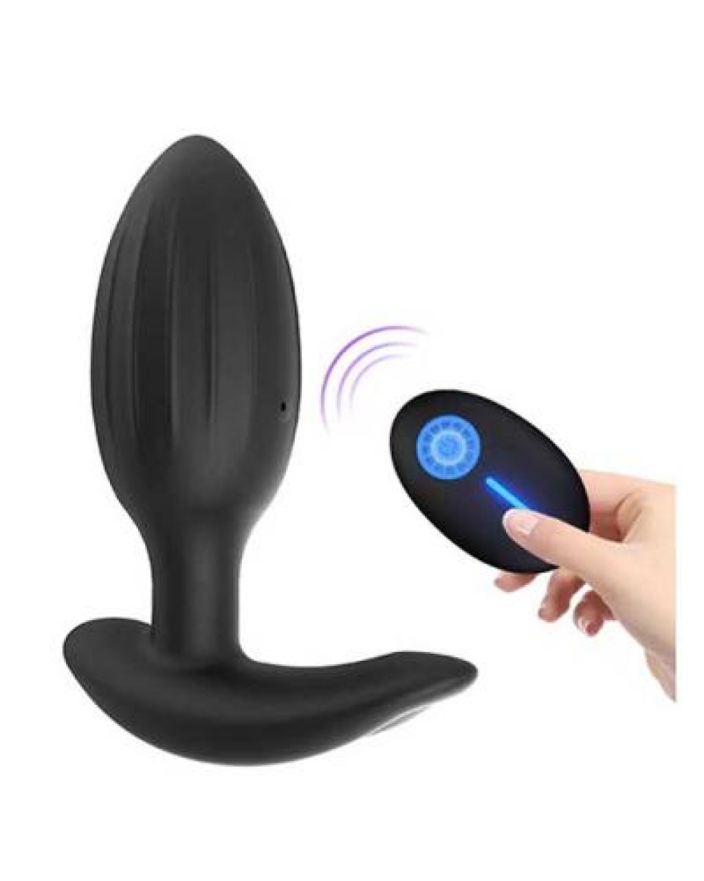 Titreşimli Uzaktan Kumandalı Anal Vajinal Plug