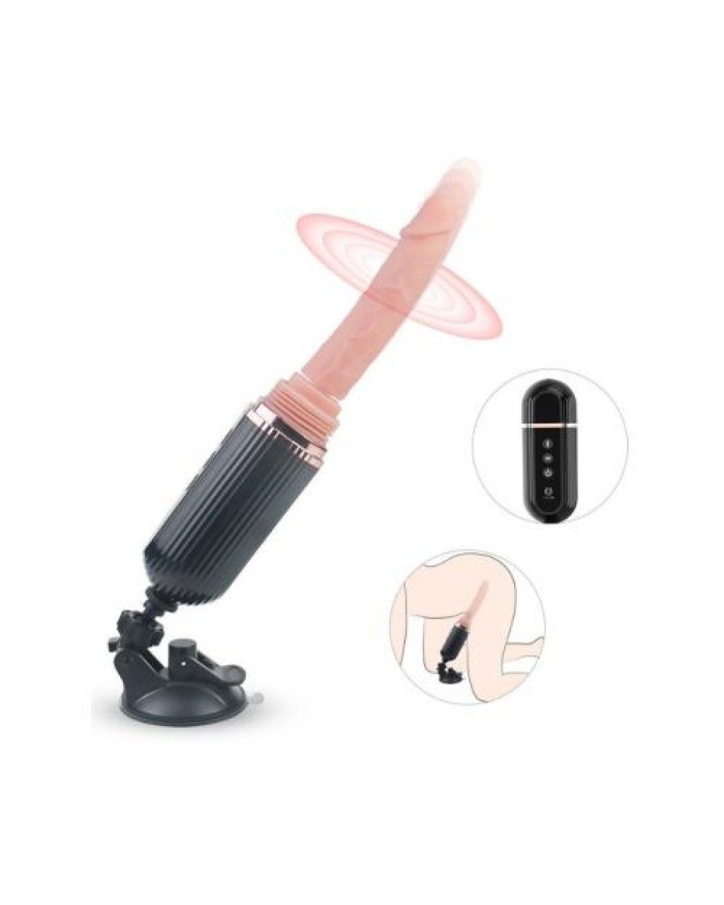 S-Hande Gatling Vantuzlu Otomatik Seks Makinesi