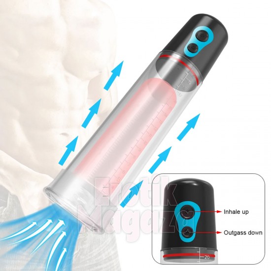 Pilli Tam Otomatik Penis pompası Hand Some Up