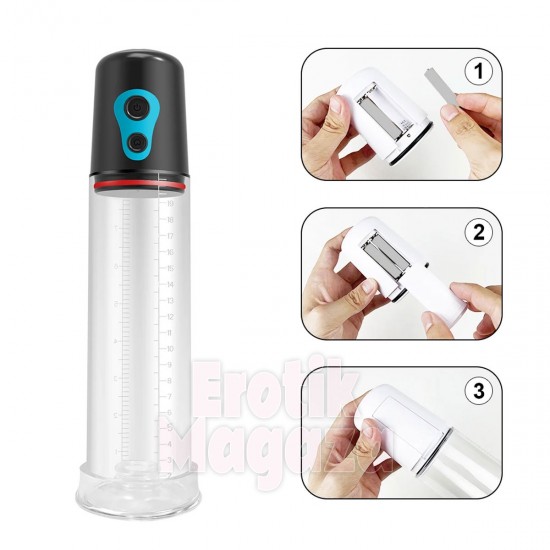 Pilli Tam Otomatik Penis pompası Hand Some Up