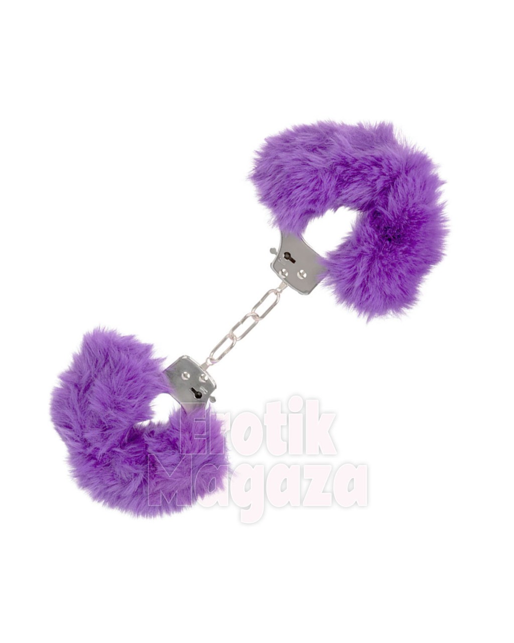 Peluş Kelepçe Mavi Metal