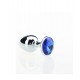 Mor Taşlı Metal Anal Plug Large